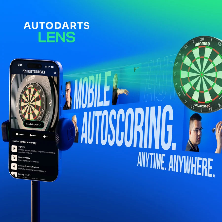 WINMAU - AUTODARTS - 12 MONTHS SUBSCRIPTION & DEVICE STAND/TRIPOD