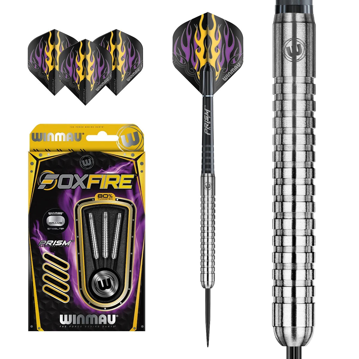 WINMAU - FOXFIRE - A - 'STRAIGHT BARREL' - 80% - 21g/23g