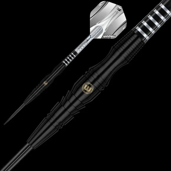 WINMAU - SNIPER - BLACK - STEEL TIP DARTS - 90% - 22g