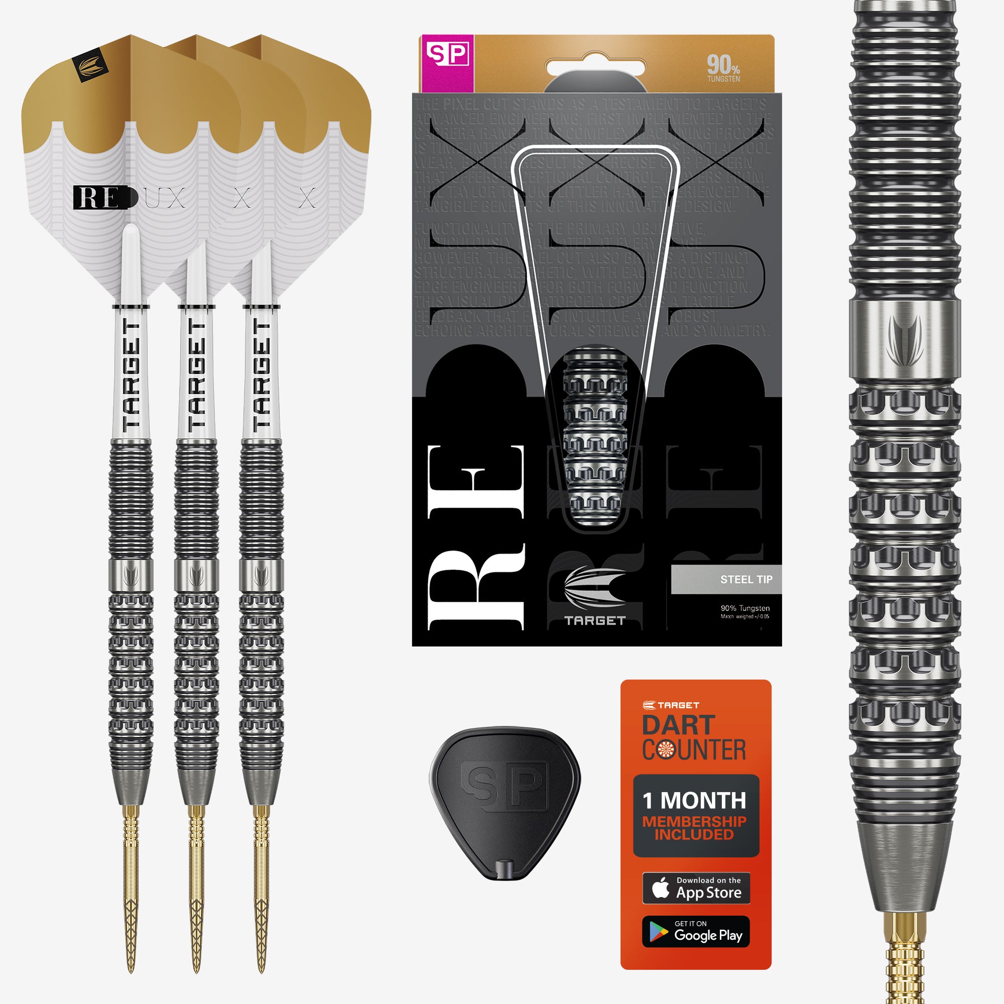 TARGET - REDUX - 01 - PIXEL GRIP - 2025 - SWISS POINT DARTS - 90