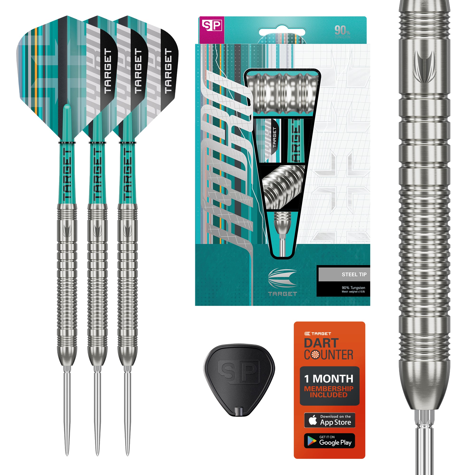 TARGET - HYDRO - 03 - SWISS POINT DARTS - 90% - 22g/24g/26g – www