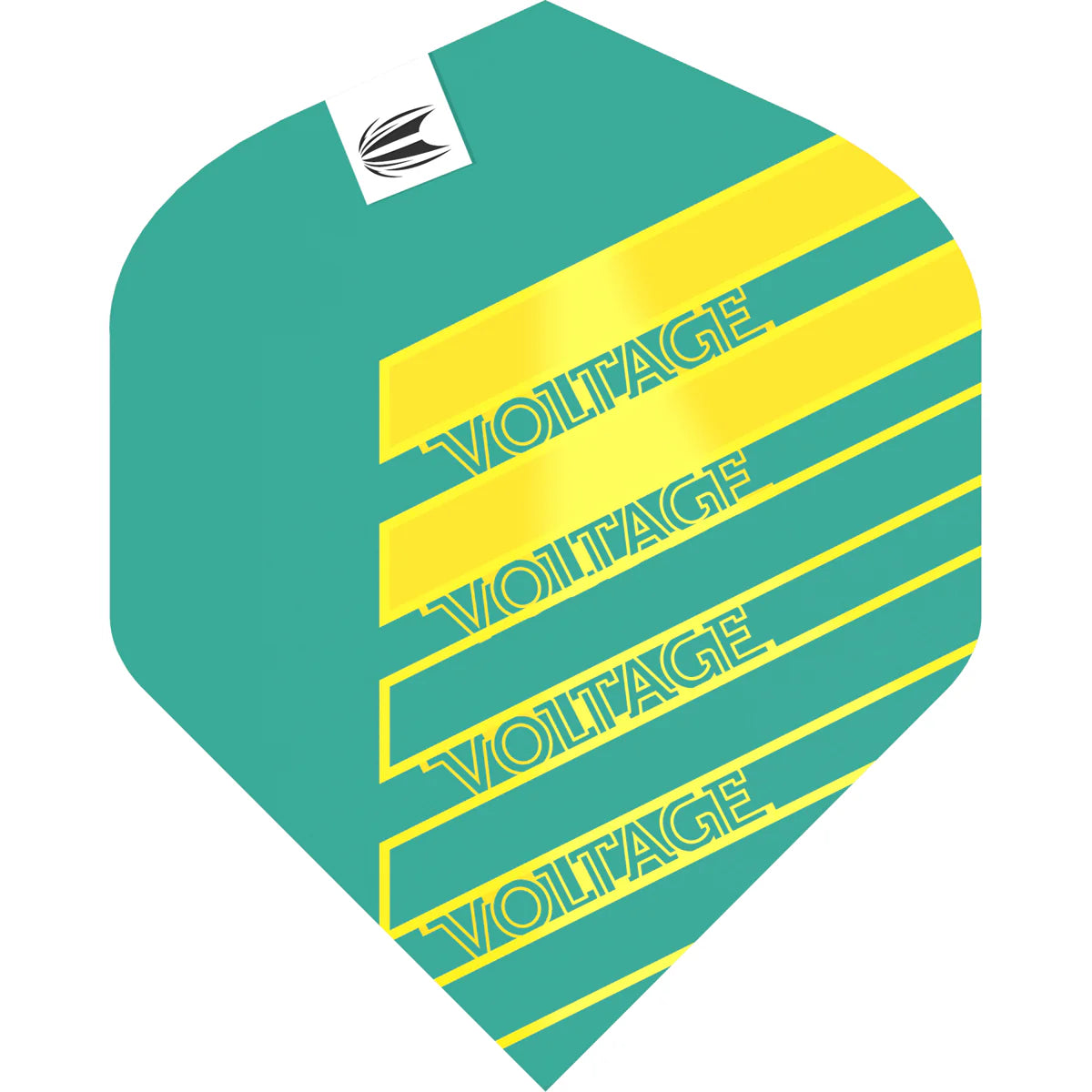 TARGET - ROB CROSS - AQUA & YELLOW - ID PRO. ULTRA - DART FLIGHTS - No.2 STANDARD - 3 SETS