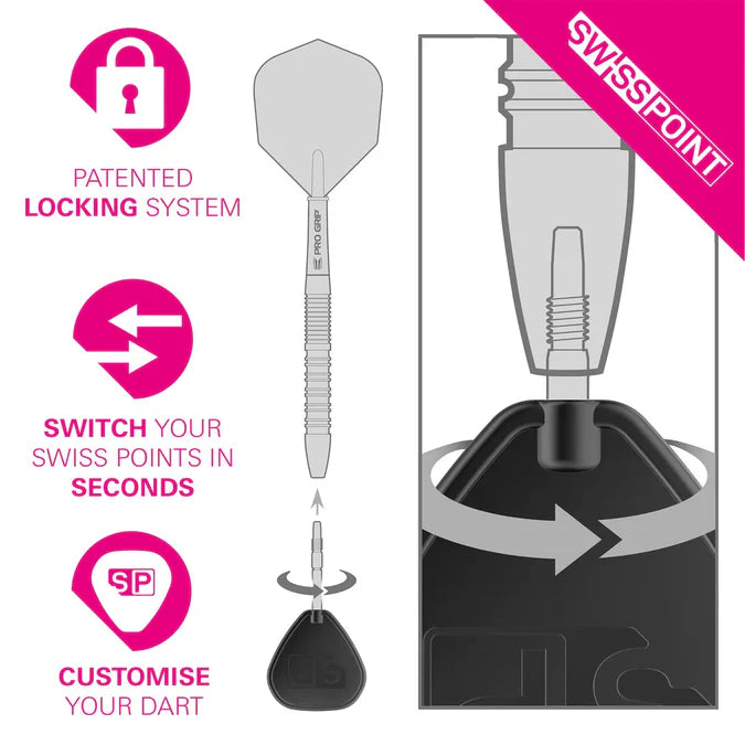 TARGET - SWISS POINTS - ELYSIAN - ARCHETYPE 43 - REPLACEMENT/SPARE SWISS POINTS - 30mm/35mm/42mm