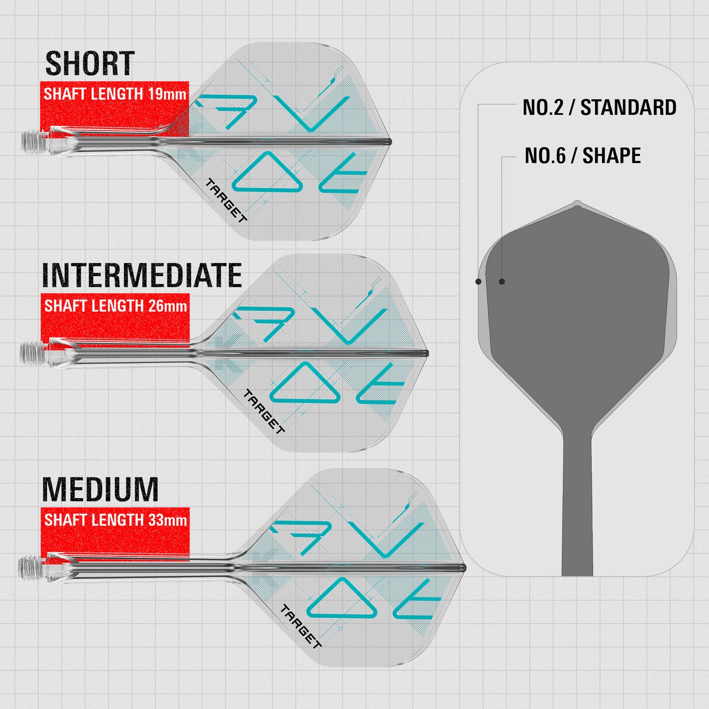 TARGET - KFLEX FLIGHT SYSTEM - ROVE - No. 2 (STANDARD) - TARGET ROVE