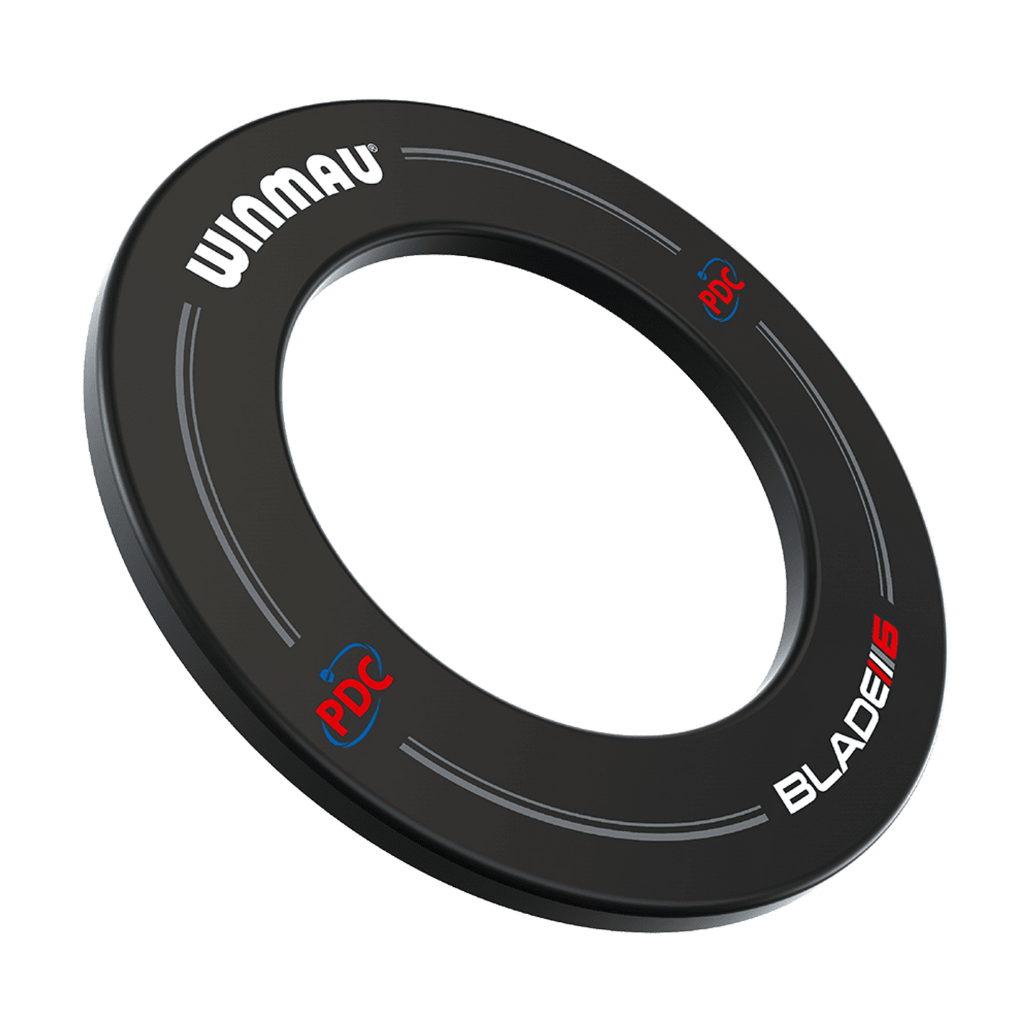 WINMAU - PDC - BLADE 6 - DARTBOARD SURROUND BY WINMAU - BLACK