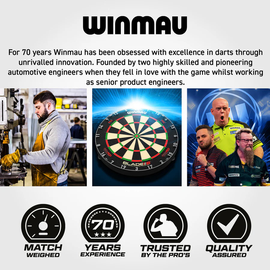 WINMAU - BLADE 360 - DARTBOARD SURROUND BY WINMAU - BLACK