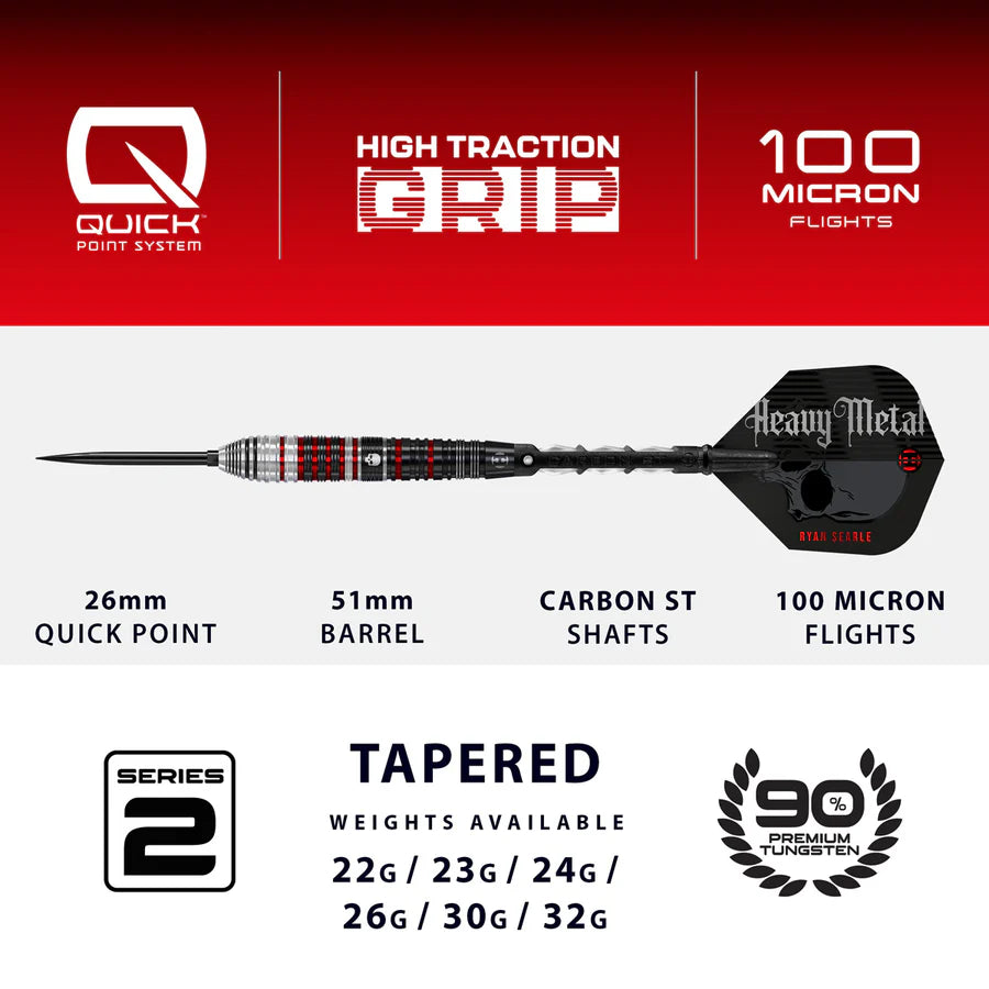 HARROWS - RYAN SEARLE - HEAVY METAL - SERIES 2 - QUICK POINTS - 90% - 22g/23g/24g/26g/30g/32g