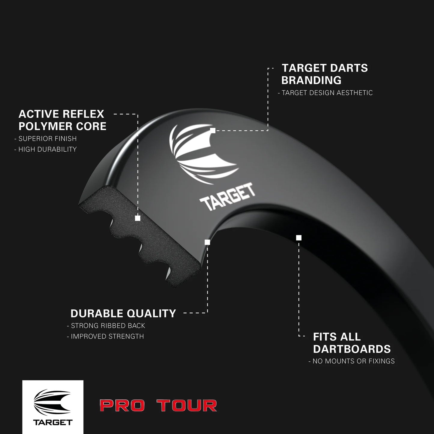 TARGET - PRO TOUR SURROUND - BLACK