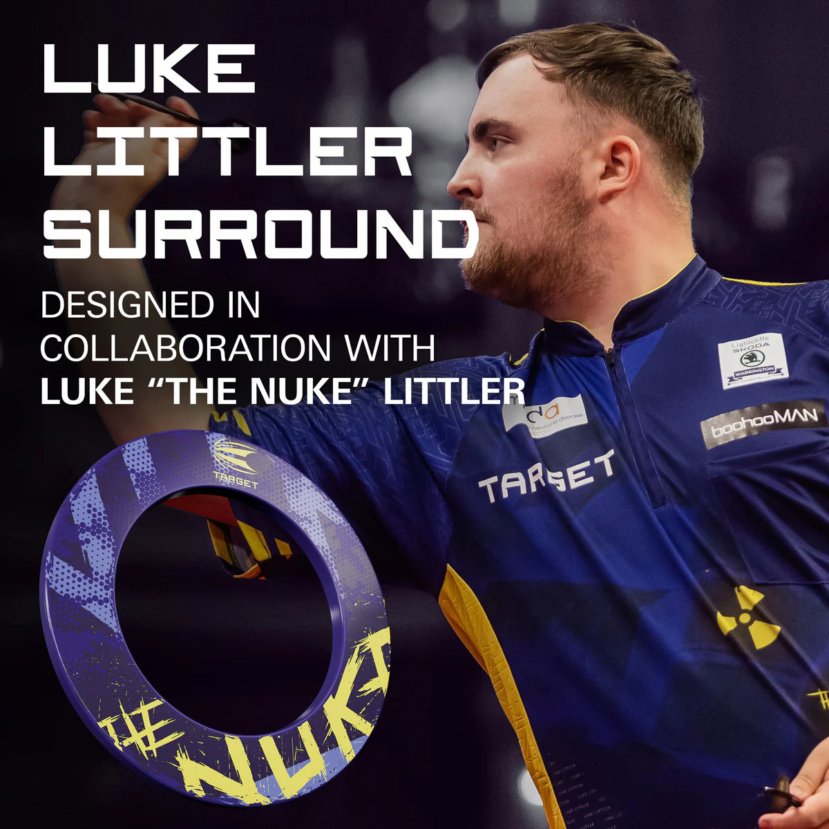 TARGET - LUKE 'THE NUKE' LITTLER SURROUND - DARTBOARD SURROUND BY TARGET