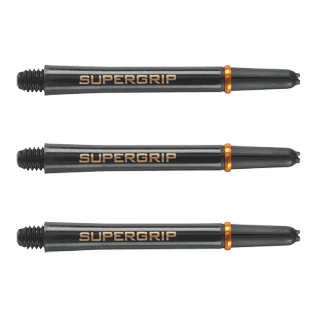 HARROWS - SUPERGRIP - DARTS STEMS/SHAFTS - BLACK/GOLD