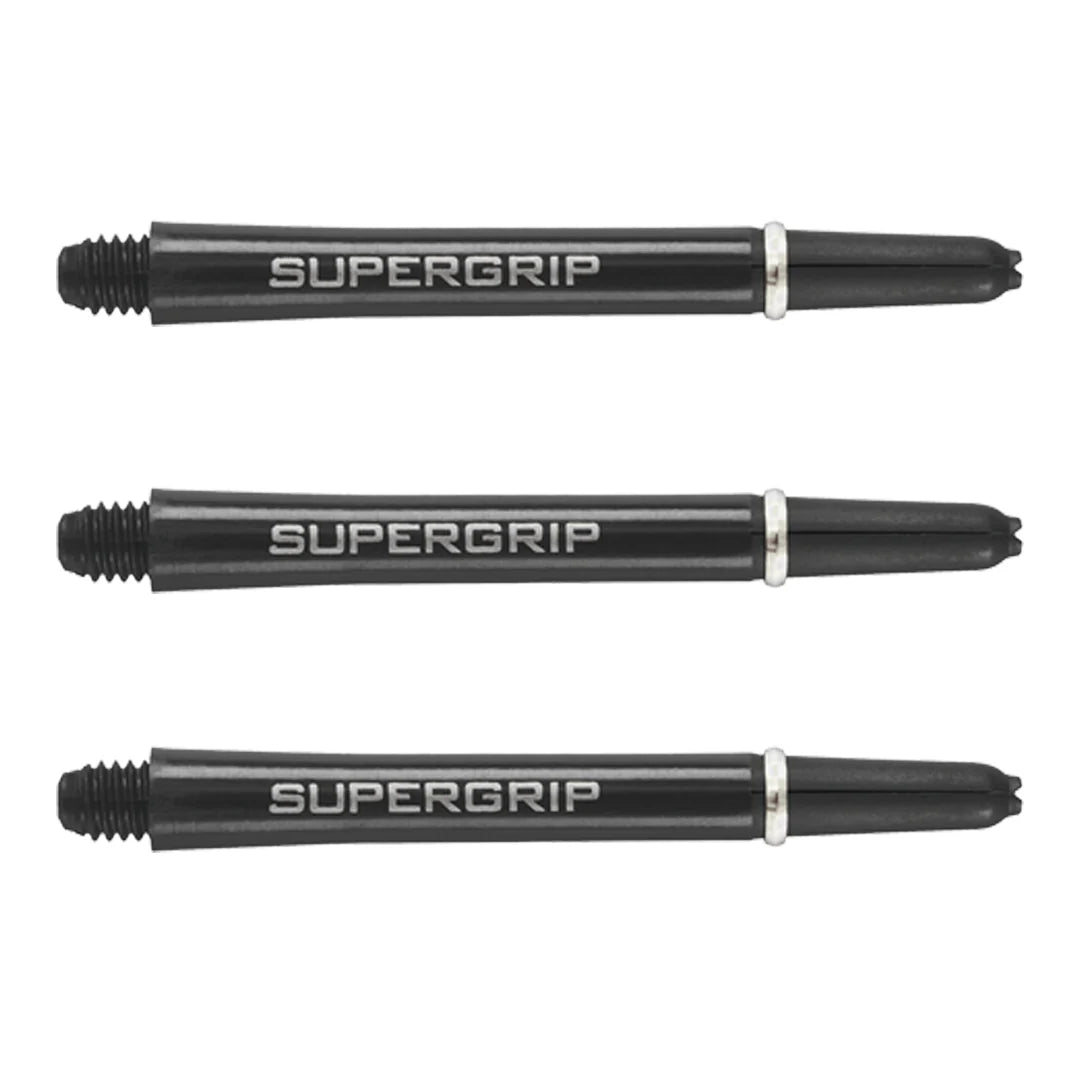 HARROWS - SUPERGRIP - DARTS STEMS/SHAFTS - BLACK/SILVER