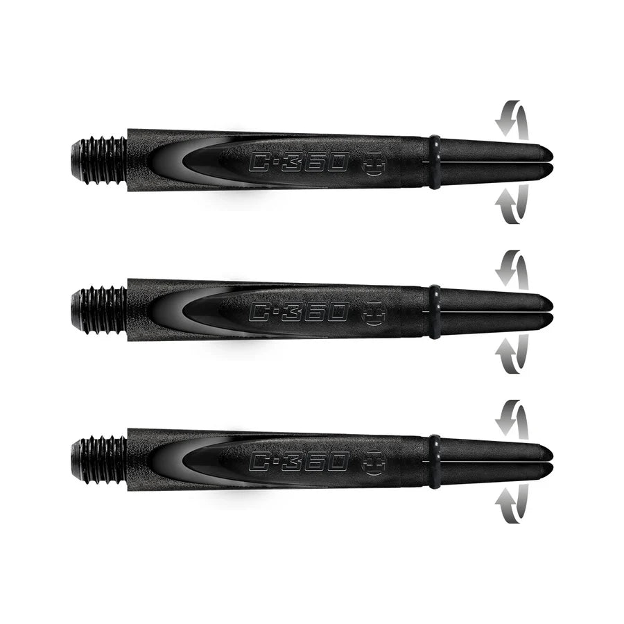 HARROWS - CARBON 360 - SPINNING DARTS STEMS/SHAFTS - VARIOUS COLOURS