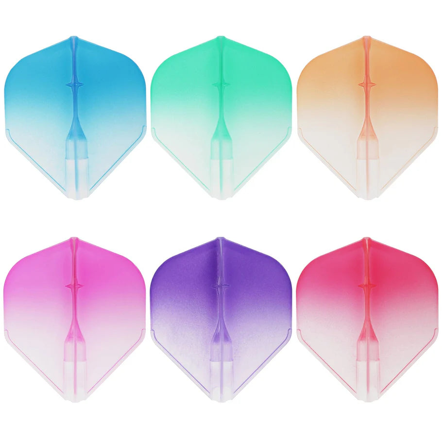 Ailettes L-Style Champagne Flight EZ L1 – Origin Series Clear Gold Pour Fléchettes