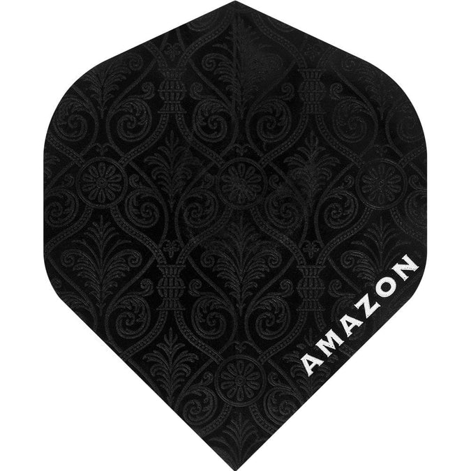 AMAZON - BLACK PATTERN - DART FLIGHTS - 100 MICRON - STANDARD No.2
