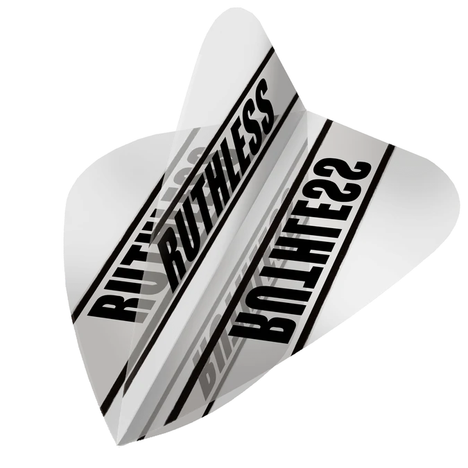 RUTHLESS - CLEAR PANEL - DARTS FLIGHTS - KITE SHAPE - 100 MICRON