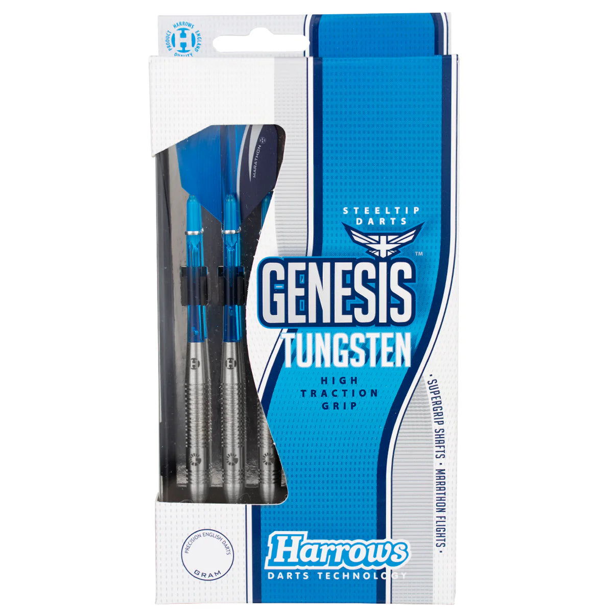 HARROWS - GENESIS - STYLE B - STEEL TIP DARTS - BEGINNER DARTS - 60% - 22g/24g/26g
