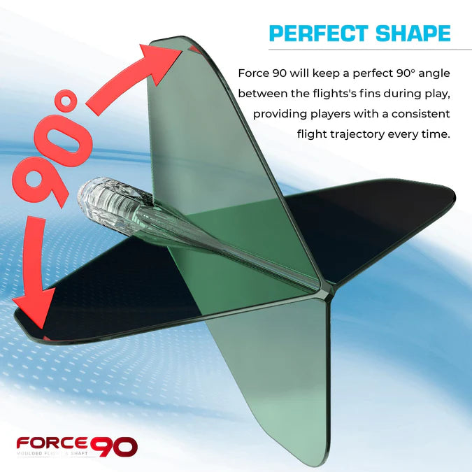 MISSION - FORCE 90 - INTEGRATED FLIGHTS - STANDARD No.2 - GRADIENT - TRANSPARENT GREEN