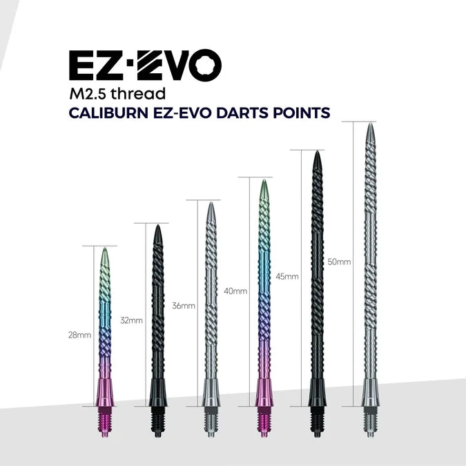 CALIBURN - EX EVO - HELIX GROOVE - M2.5 SCREW POINTS - MISSION R25 TOOL