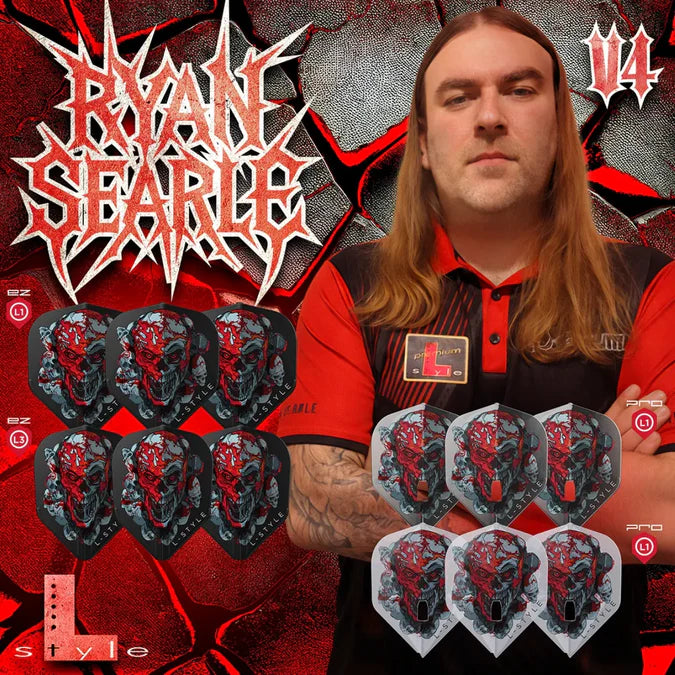 LSTYLE - RYAN SEARLE - v4 - BLACK - L3 EZ FLIGHTS - PLAYERS SERIES - L3 SMALL No.6