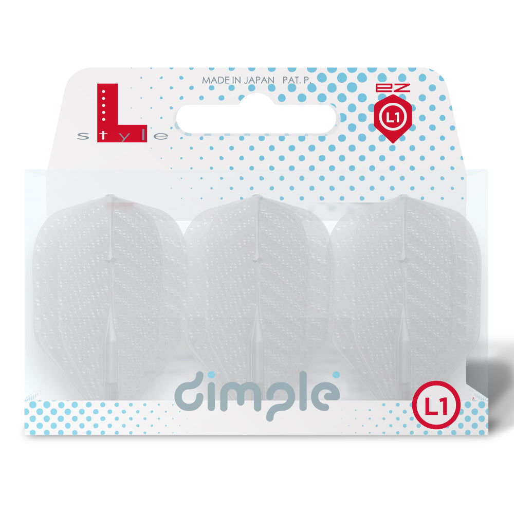LSTYLE - EZ DIMPLE - L1 EZ - STANDARD No.2 - PREMIUM MOULDED FLIGHTS - CLEAR
