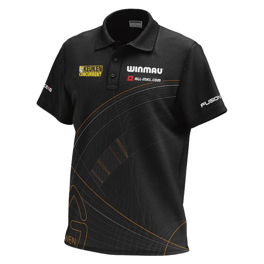 WINMAU - MVG - MICHAEL VAN GERWEN - ANNIVERSARY PLAYERS SHIRT - DARTS SHIRT