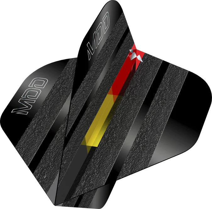 MISSION - MIKE DE DECKER - SOLO DART FLIGHTS - 100 MICRON - STD No2 - BLACK