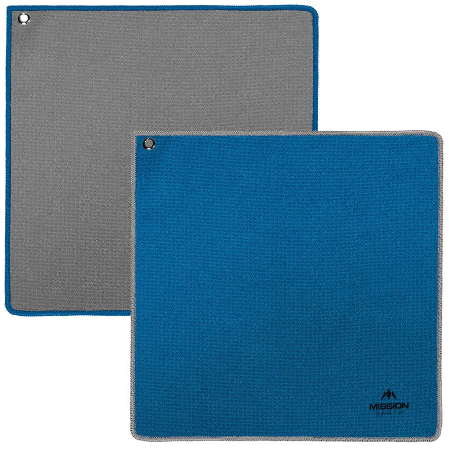 MISSION - WAFFLE HAND TOWEL - DARTS TOWEL BY MISSION - BLUE