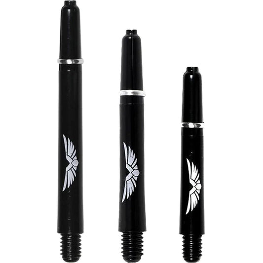 SHOT - EAGLE CLAW - Strong Polycarbonate Stems/Shafts- With Machined Rings - 'BLACK'