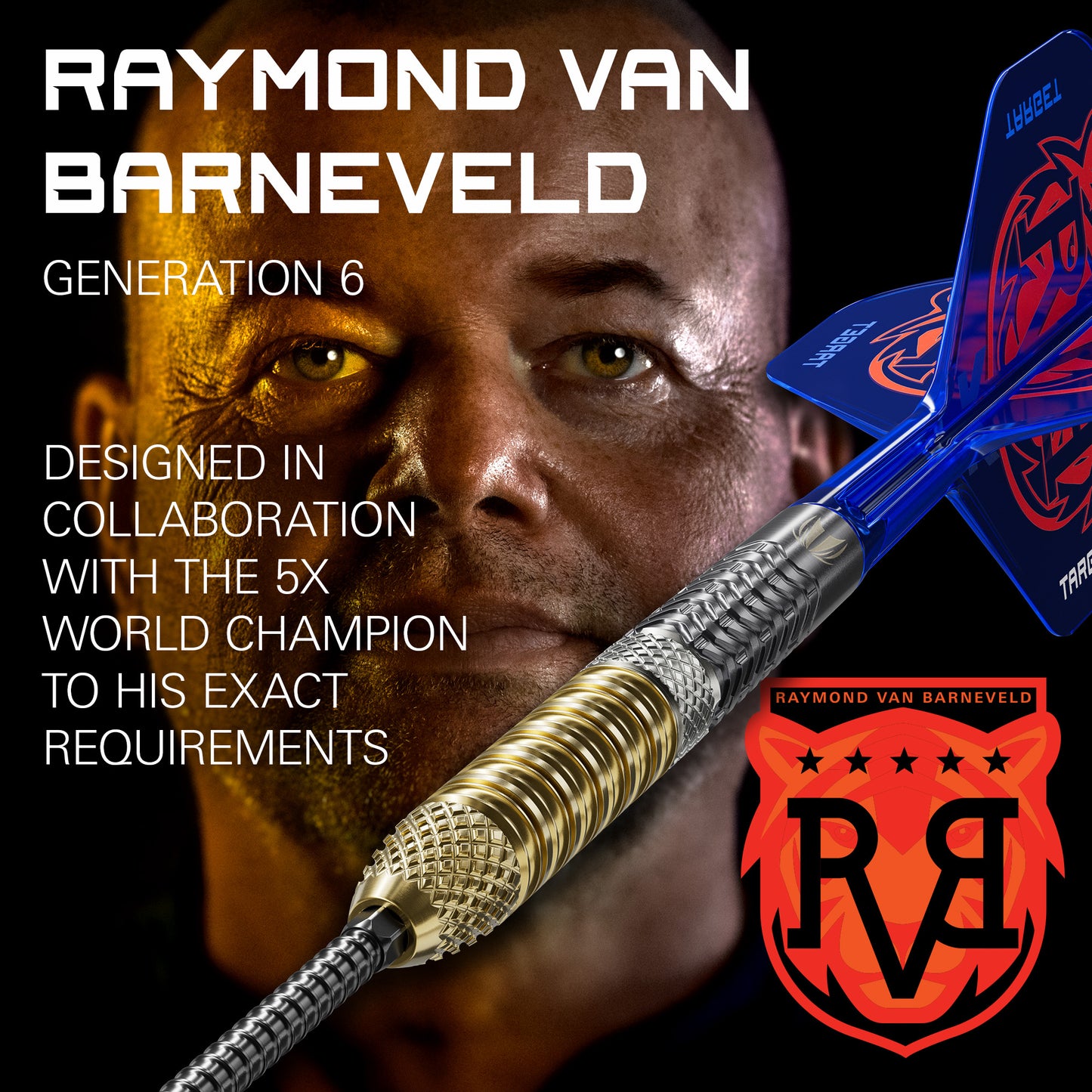 TARGET - RAYMOND VAN BARNEVELD - G6 - 2025 - SWISS POINT - 95% - 21g/23g/25g