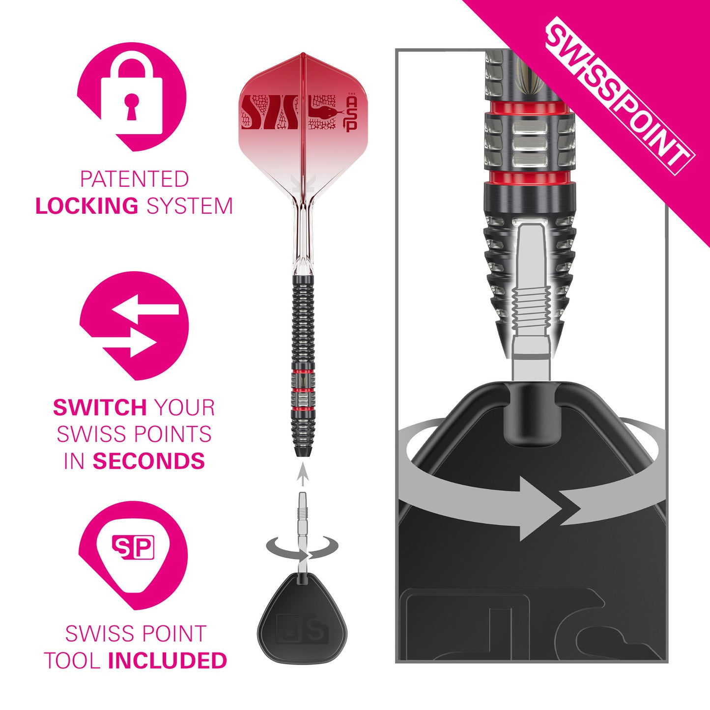 TARGET - NATHAN ASPINALL - 95k - 2025 - SWISS POINT - 95% - 22g/24g/26g