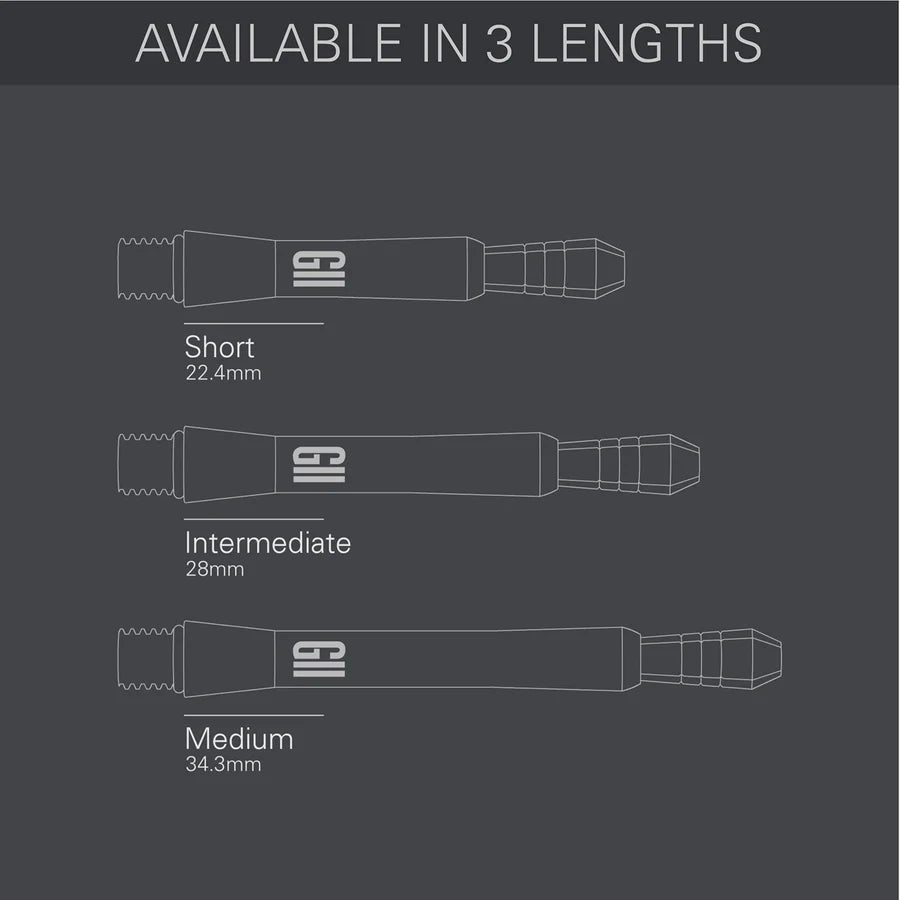 TARGET - PHIL TAYLOR - RAW POWER - Gx2 - TITANIUM DART STEMS / SHAFTS - 2025