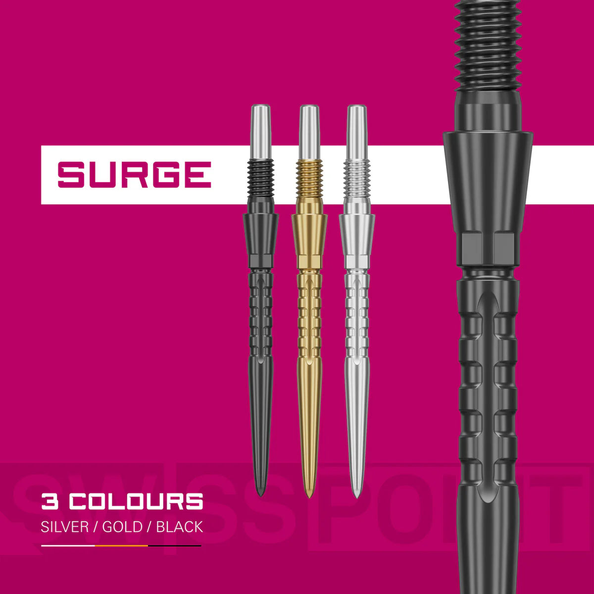 TARGET - SWISS POINTS - STORM SURGE - REPLACEMENT/SPARE SWISS POINTS - 26mm/30mm/35mm