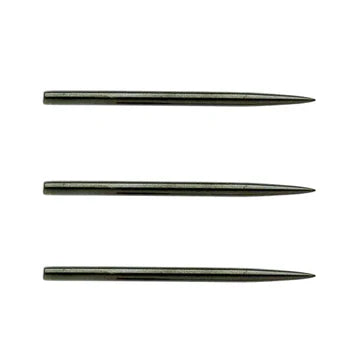 SHOT POINTS -  Black Steeltip  - Steel Tip Points - 35/37/45mm
