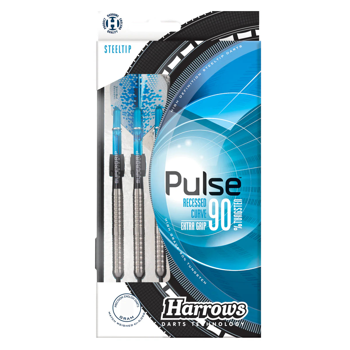 HARROWS - PULSE - STEEL TIP DARTS - 90% - 21g/22g/23g/24g/25g/26g
