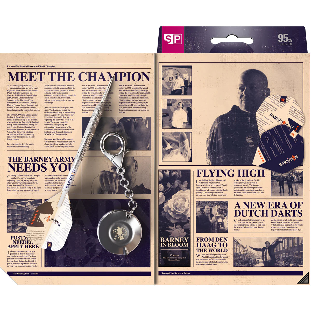 TARGET - BARNEY 25 - RAYMOND VAN BARNEVELD 25th ANNIVERSARY - SWISS POINT - 95% - 21g/23g/25g