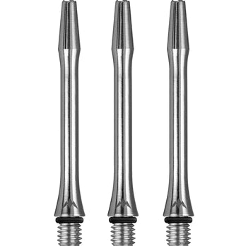 MISSION - ALICROSS STEMS - ALUMINIUM DARTS STEMS/SHAFTS - SILVER