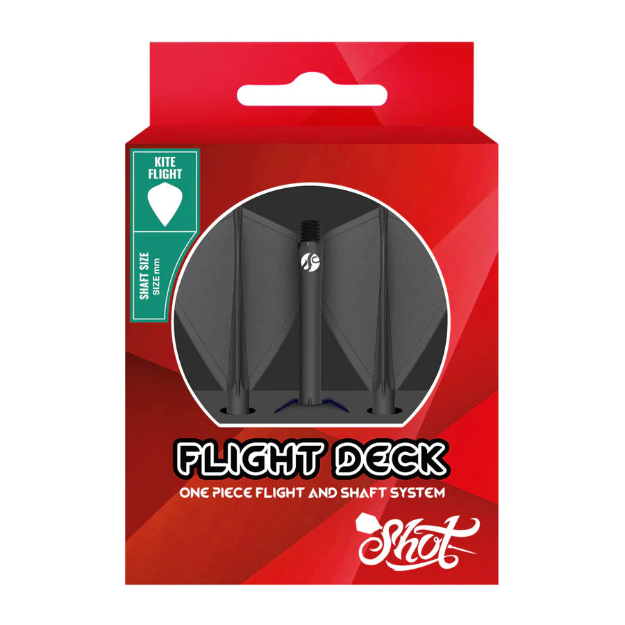 SHOT - FLIGHT DECK - KITE SHAPE - FLIGHT & SHAFT SYSTEM - BLACK