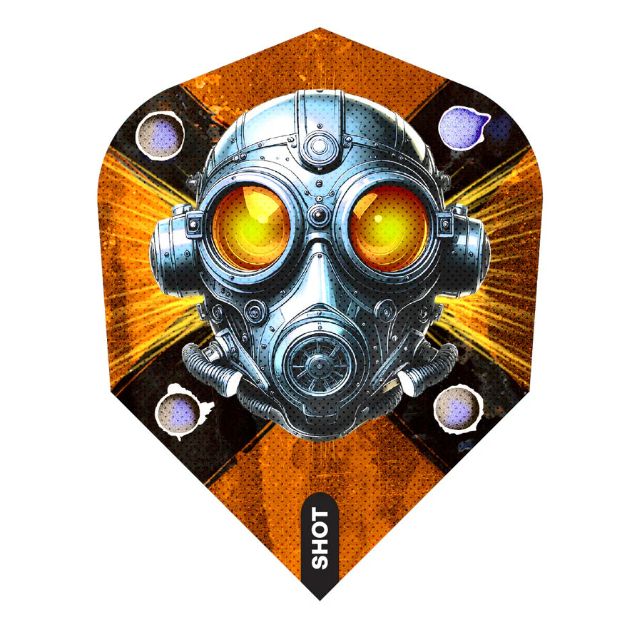 SHOT - BADLANDS - RUSTIN - 90% - STEEL TIP DARTS - 23g/24g/25g