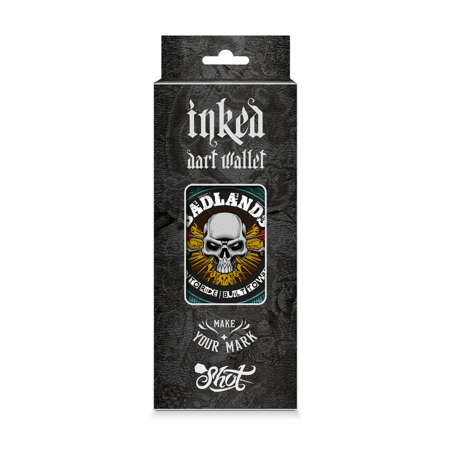 SHOT - INKED - BLUE - BADLANDS - DARTS CASE - BLUE