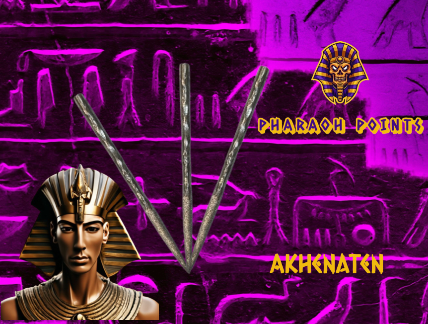 PHARAOH POINTS - AKHENATEN - STEEL TIP POINTS - 36mm/38mm/40mm/42mm/45mm/50mm/55mm