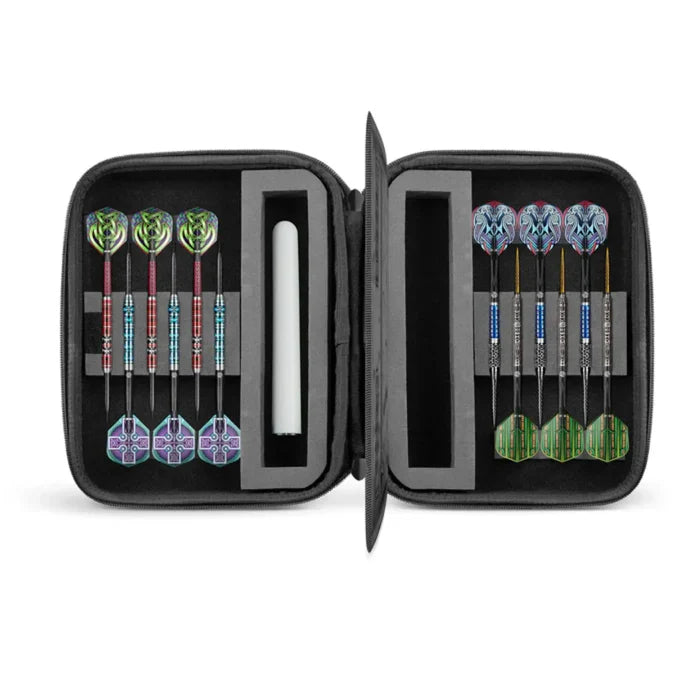 SHOT - BLACK - MEGA TACTICAL DARTS CASE - HOLDS 4 SETS