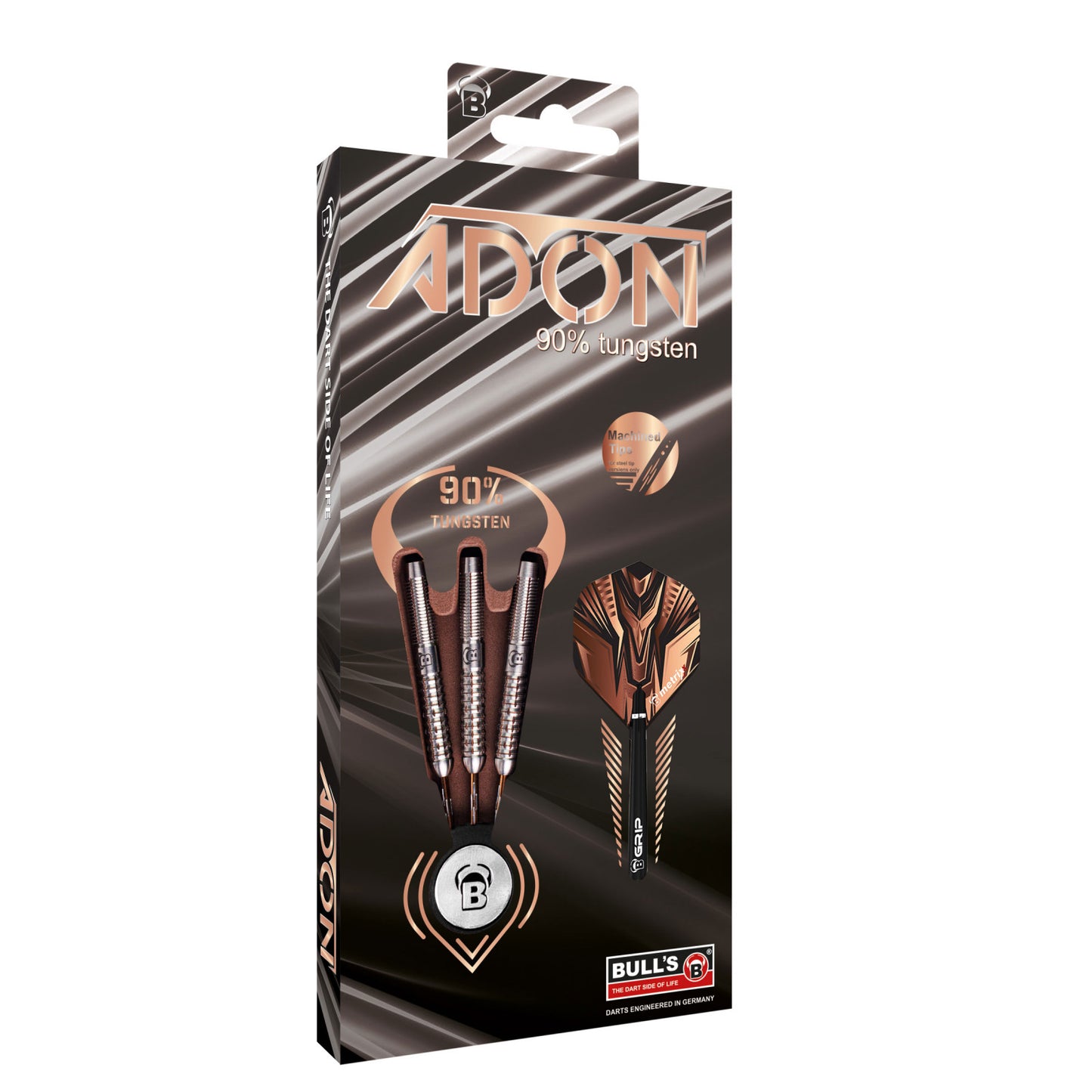 BULL'S - ADON - 90% - STEEL TIP DARTS - 21g/23g/25g