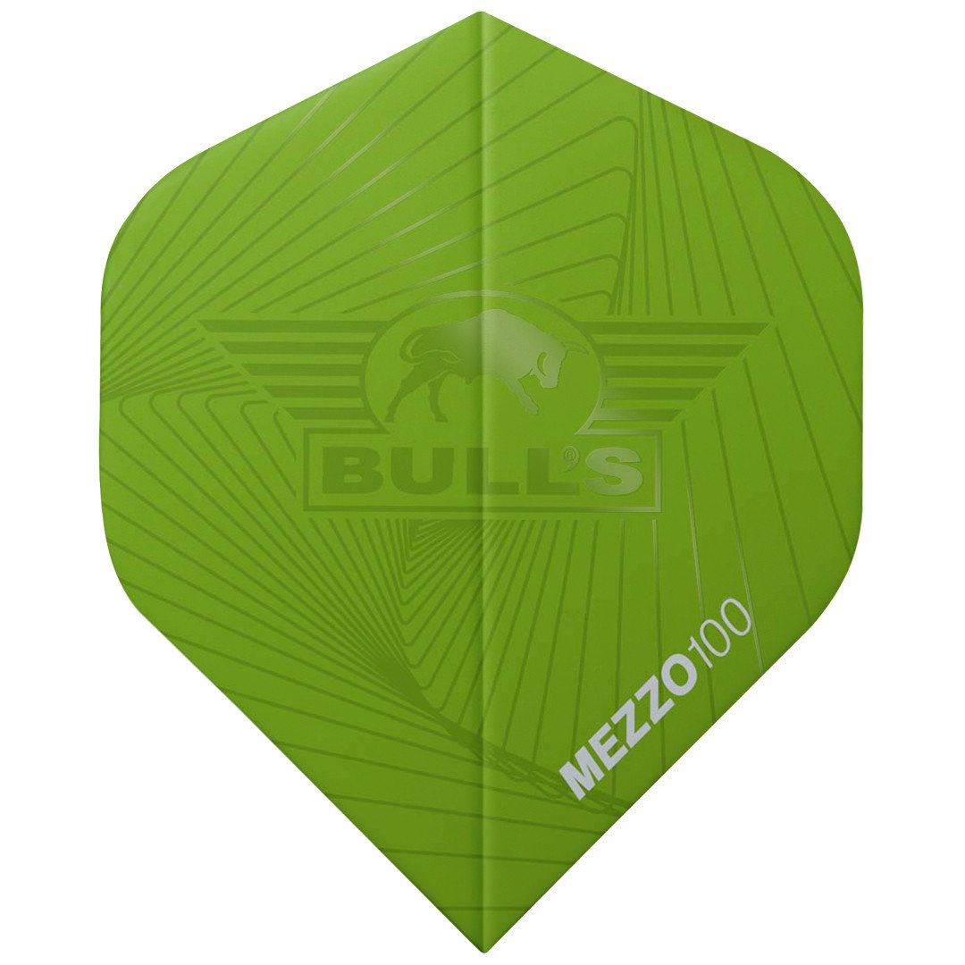 BULL'S (NL) - MEZZO 100 - FLIGHTS - STANDARD (No.2) - 5 SETS - GREEN