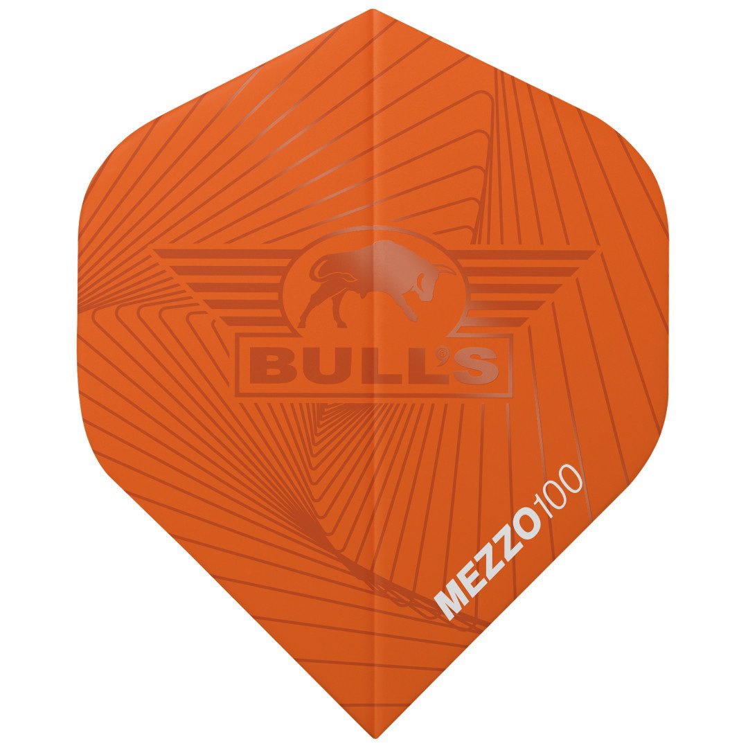 BULL'S (NL) - MEZZO 100 - FLIGHTS - STANDARD (No.2) - 5 SETS - ORANGE