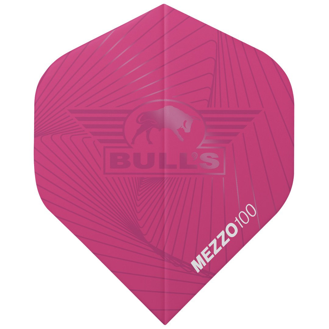 BULL'S (NL) - MEZZO 100 - FLIGHTS - STANDARD (No.2) - 5 SETS - PINK