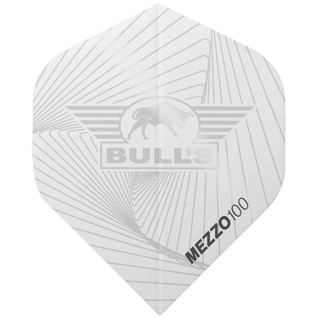 BULL'S (NL) - MEZZO 100 - FLIGHTS - STANDARD (No.2) - 5 SETS - WHITE