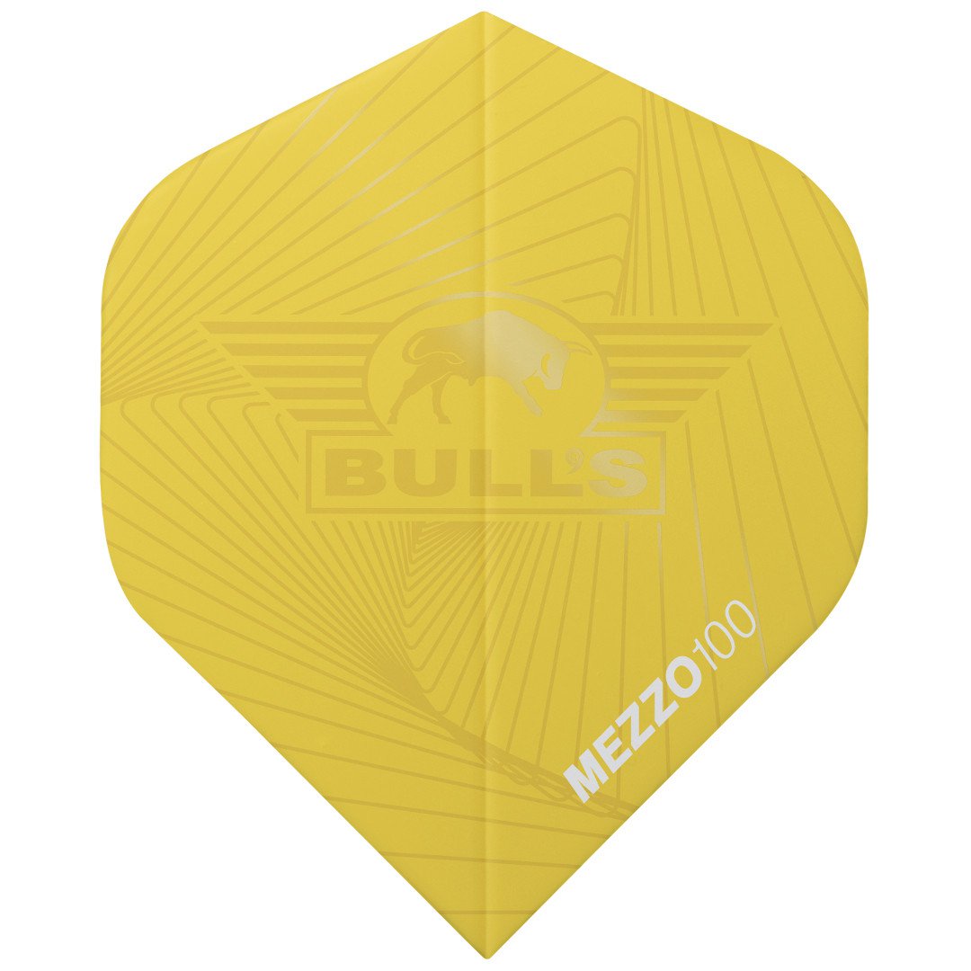 BULL'S (NL) - MEZZO 100 - FLIGHTS - STANDARD (No.2) - 5 SETS - YELLOW