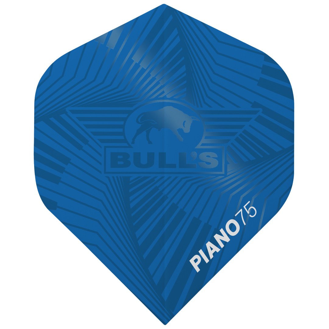 BULL'S (NL) - PIANO 75 - FLIGHTS - STANDARD (No.2) - 5 SETS - BLUE
