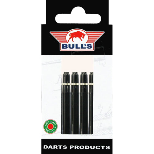 BULL'S (NL) - NYLON - DURA SHAFTS - JOUST - LONG DARTS STEMS - BLACK - 5 PACK