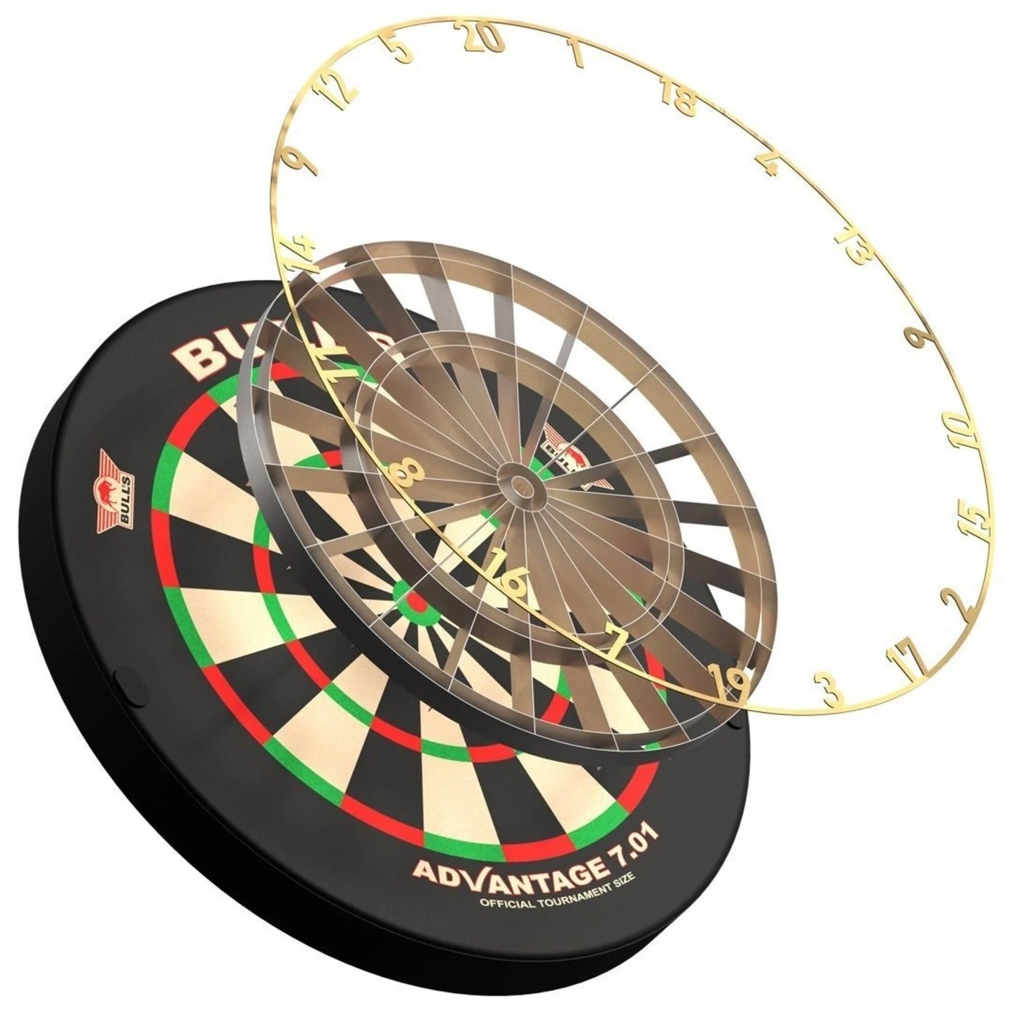 BULL'S NL - ADVANTAGE 7.01 - PROFESSIONAL DARTBOARD